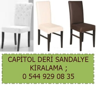 stanbul capitol deri sandalye kiralama