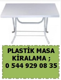 stanbul plastik masa kiralama